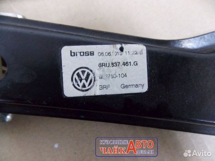 Стеклоподъемник передний левый Volkswagen Polo 5