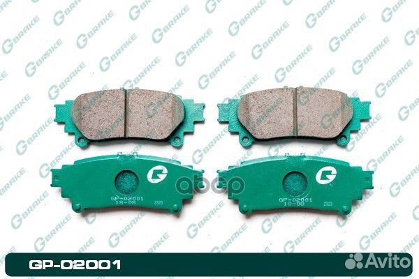Колодки G-brake GP-02001 GP-02001 G-brake