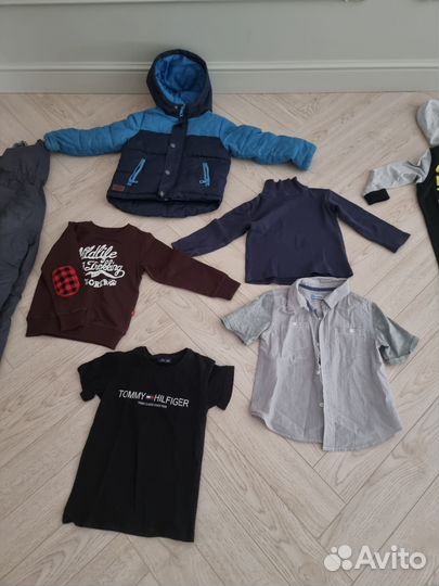 Большой пакет вещей на мальчика 110-116