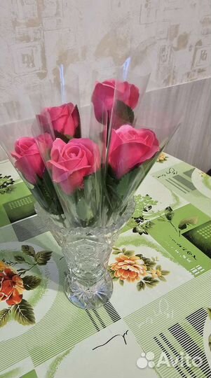 Букет цветов из мыла