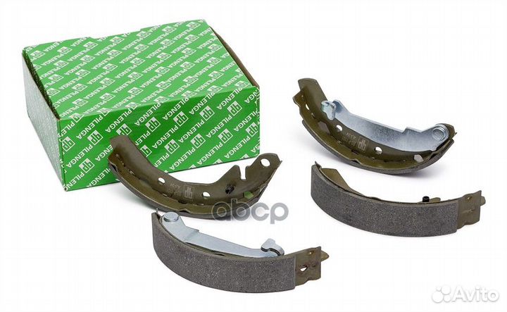 Колодки тормозные барабанные зад прав/лев BS