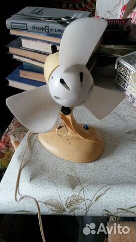 Настольный винтажный вентилятор яэмз вп-1