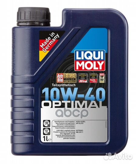 Масло моторное liqui moly Optimal 10W-40 1л. LI