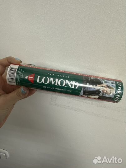 Бумага для факса lomond
