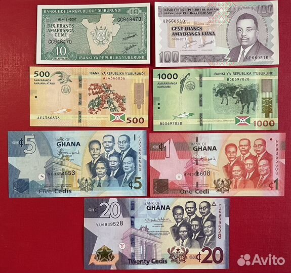 Банкноты стран Африки №1