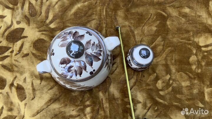 Супница глиняная СССР новая