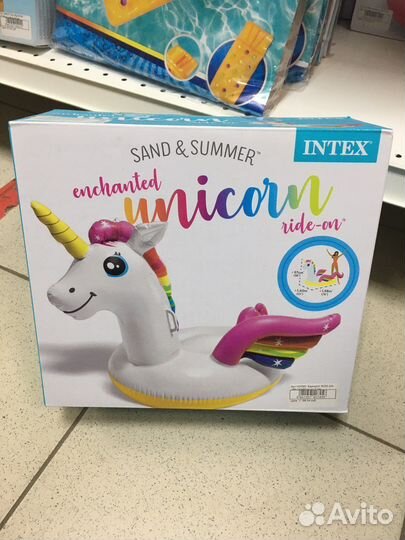 Надувной матрас-плот для плавания 198х140х97см