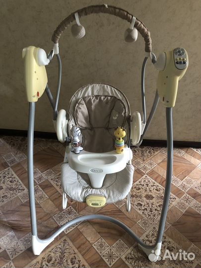 Детская качеля шезлонг