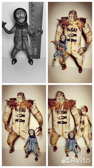 Фигурки персонажи мультфильма девять