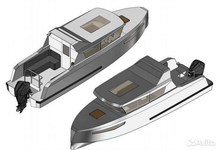 Новый Катер Breakwater 900