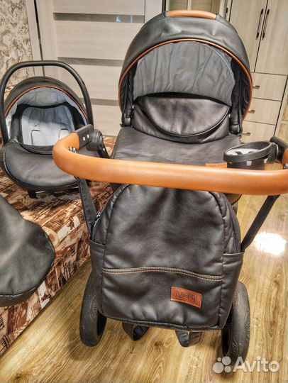 Коляска 3 в 1 Verdi Futuro, 01 black