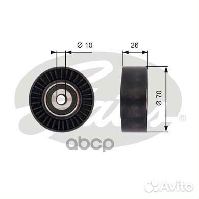 Ролик обводной приводного ремня T36393 Gates