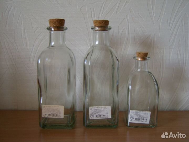 Бутылочки из стекла