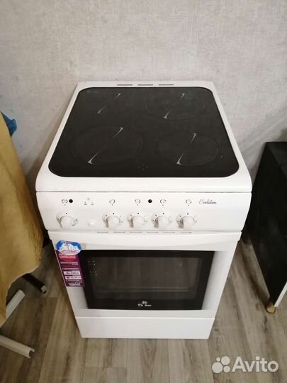 Плита электрическая стеклокерамика с духовкой