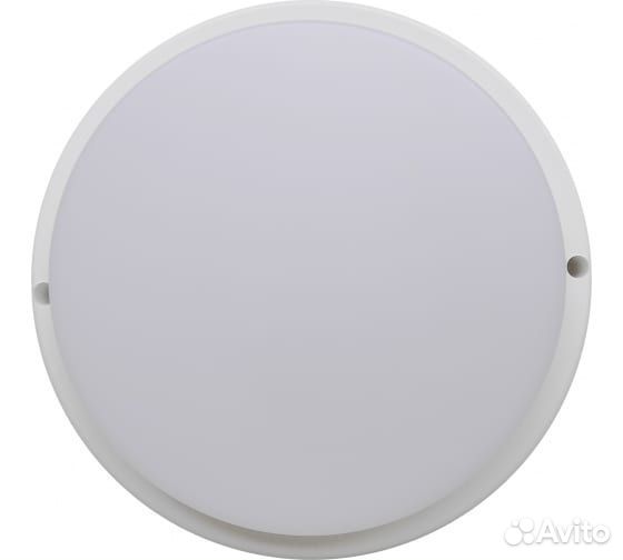 Светильник с/д накладной (круг) 12Вт 6500К Ecola