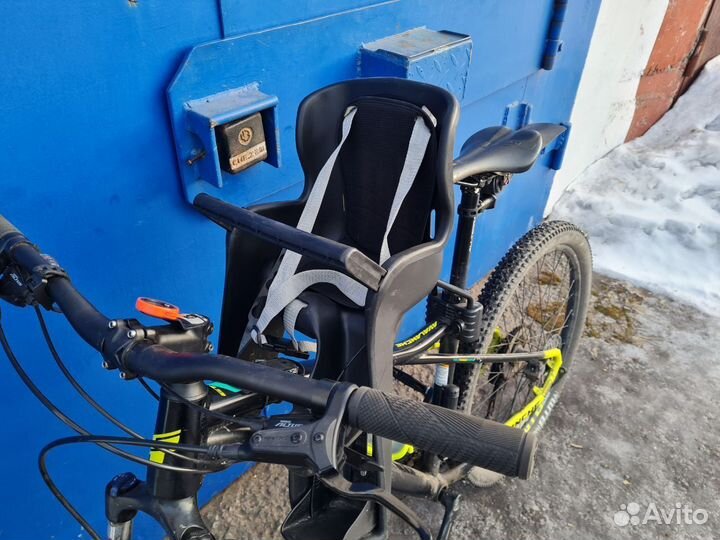 Велокресло детское переднее до 15 кг