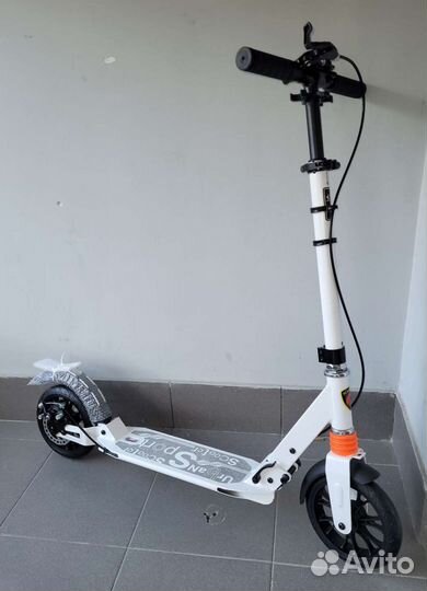 Городской самокат urban с ручным диск тормозом