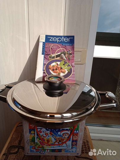 Сковорода zepter с крышкой новая 30 см