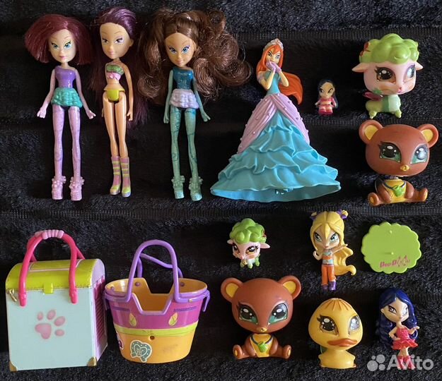 Набор мини-кукол и питомцев Винкс
