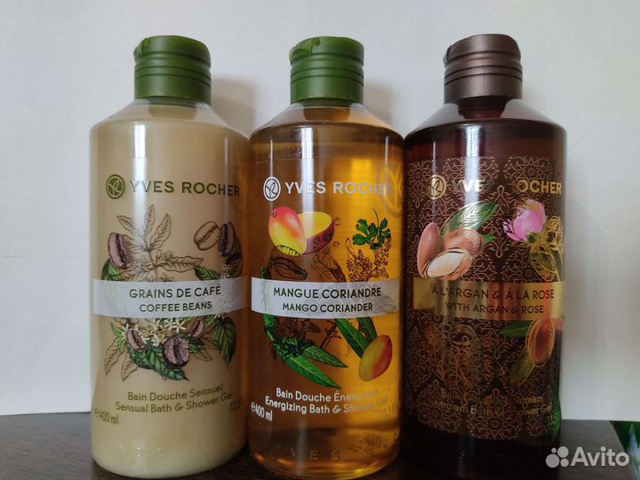 Гели для душа yves rocher