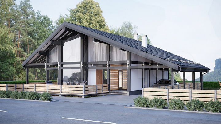 Дом 196 м² на участке 6,3 сот.