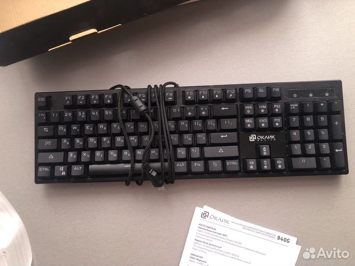 Механическая клавиатура Оклик