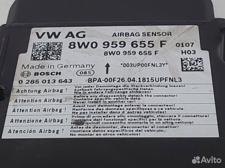 Блок управления AIR BAG Audi A5 B9 3.0tfsi CWG
