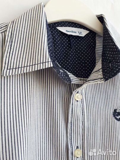 Рубашка GeeJay с коротким рукавом 122-128, 6-8лет