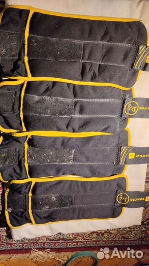 Утяжелители для ног и рук 1 кг, 0.75 кг