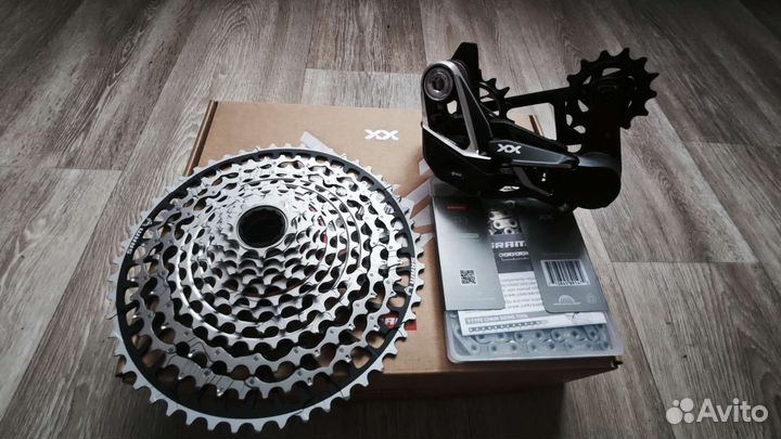 Sram XX SL Eagle AXS. Переключатель, кассета цепь