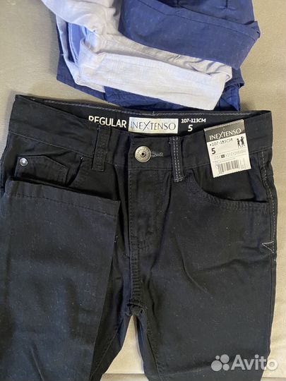 Рубашка и брюки для мальчика 104 110