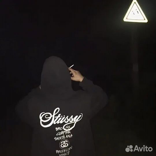 Худи stussy черное