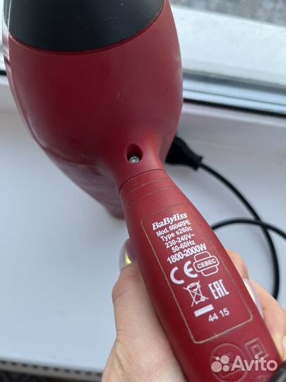 Фен babyliss 6604rpe