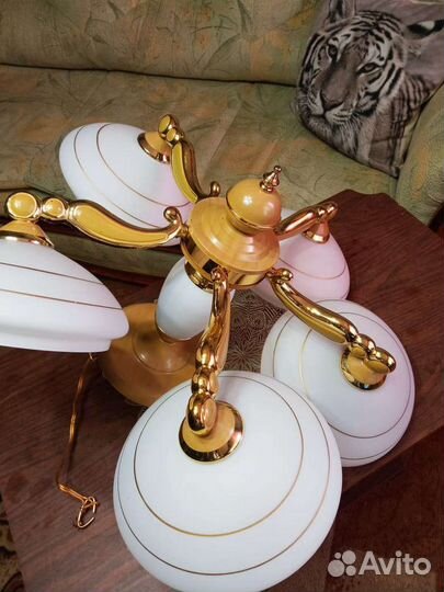 Люстра потолочная бу,5рожковая