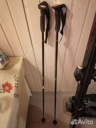 Горные лыжи rossiginol, ботинки и палки