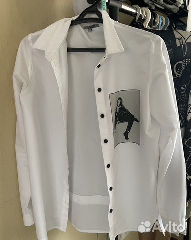 Рубашка для девочки белая