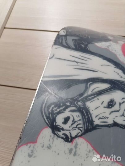 Сноуборд с креплениями 156