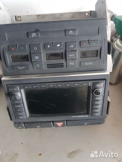 Audi a4 b6 магнитола сборе