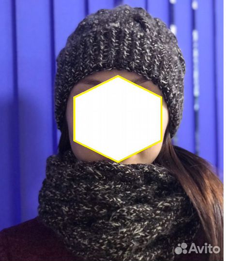 Шапка вязанная женская