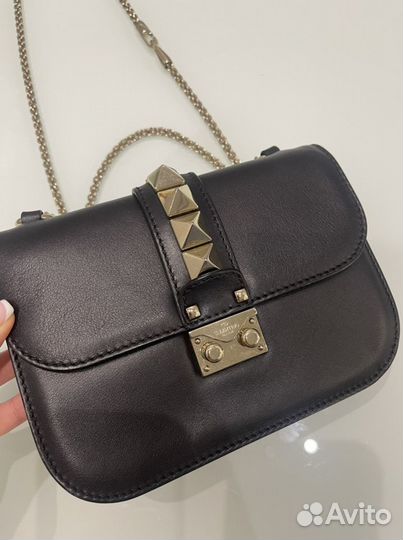 Сумка Valentino rockstud Оригинал Черная