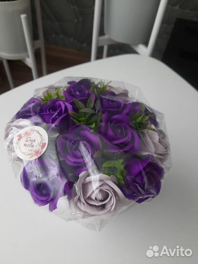 Букет цветов из мыла