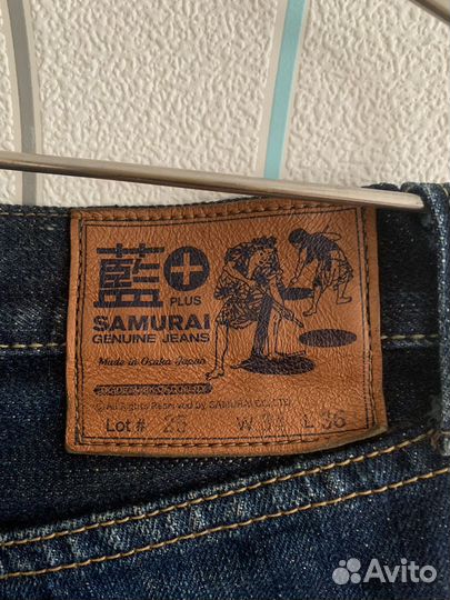 Джинсы Samurai S500AX 18oz Straight Cut Indigo