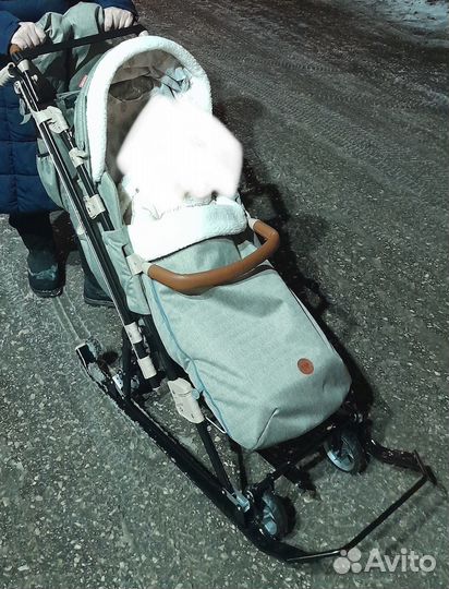 Санки коляска Ника 7 8