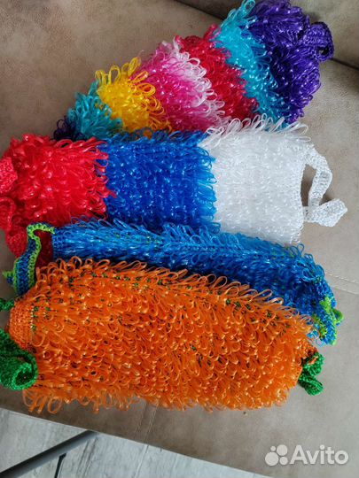 Мочалка ручной работы