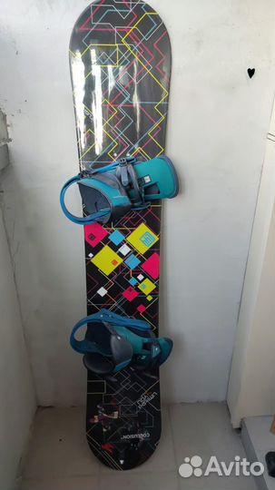 Комплект сноуборд крепления ботинки burton