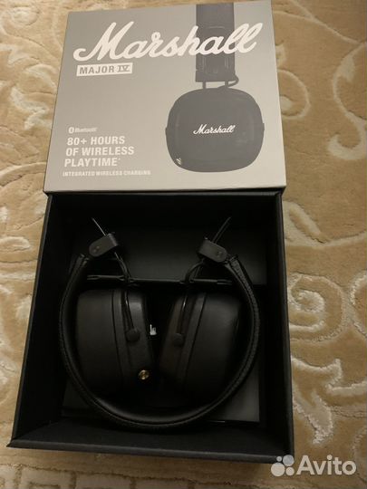 Беспроводные наушники marshall major iv black