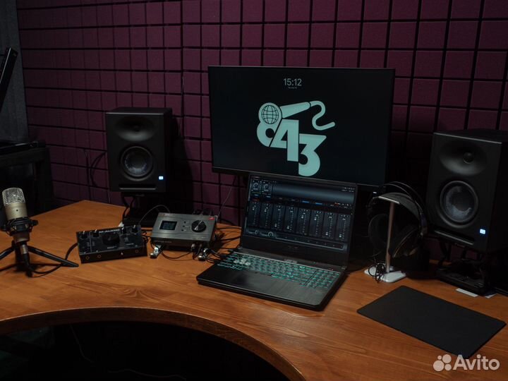 Студия звукозаписи, записать песню