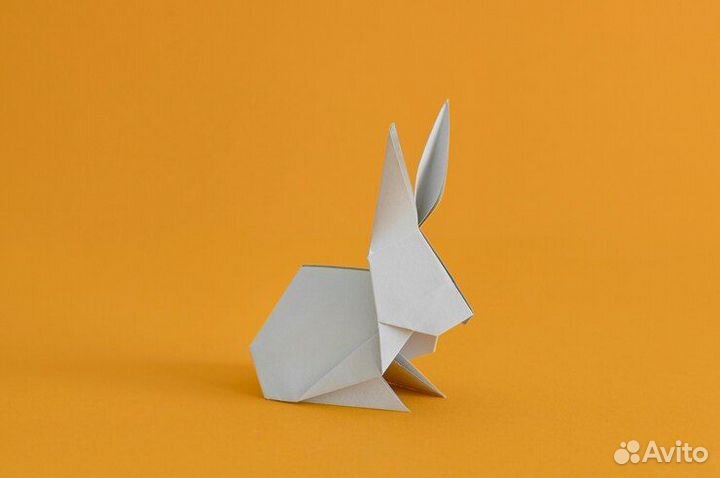 Оригами кролик фигурки (несколько)