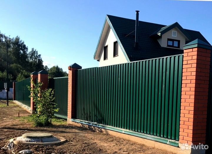 Забор из профнастила без посредников