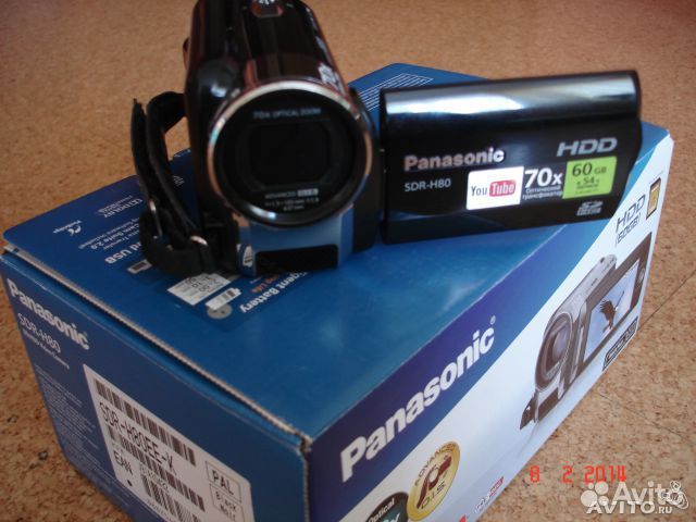 Видеокамера Panasonic SDR-H80-S
